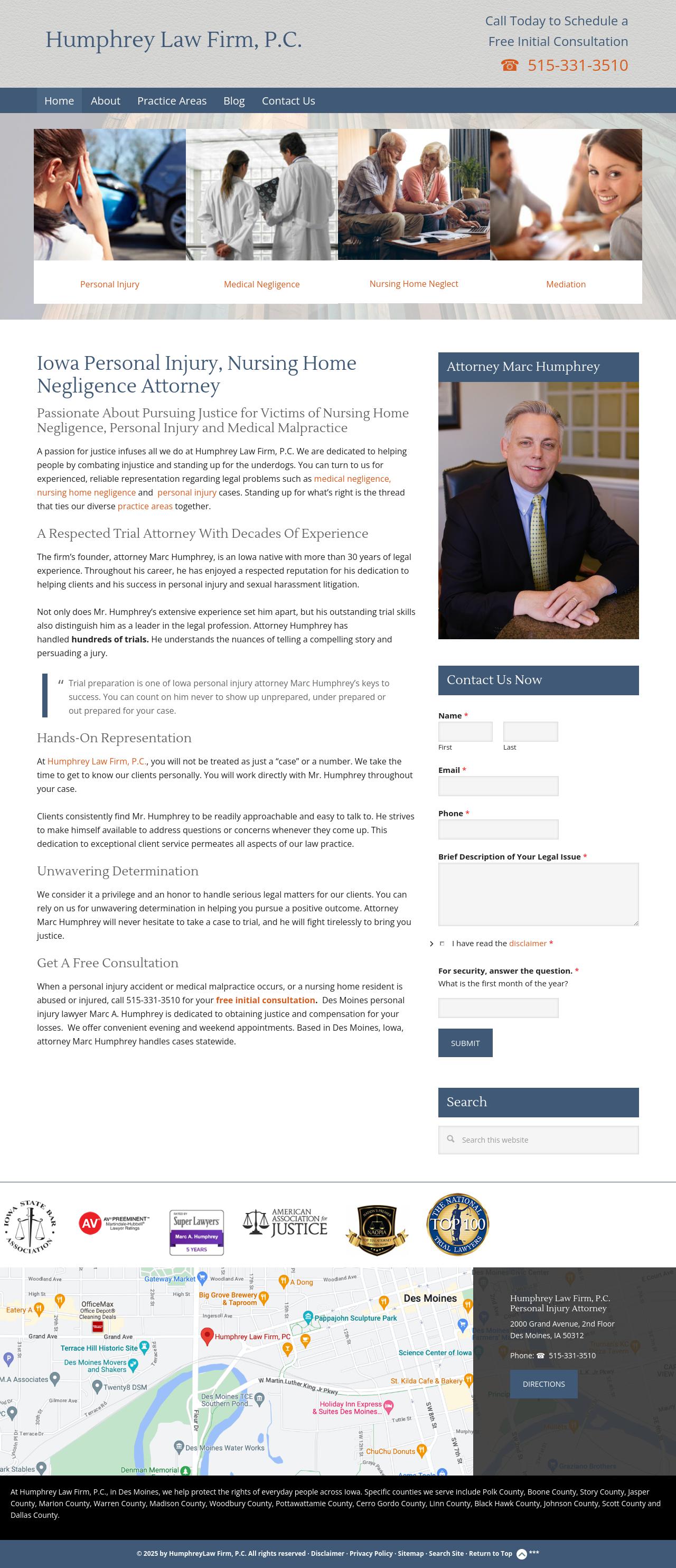 Humphrey Law Firm, P.C. - Des Moines IA Lawyers