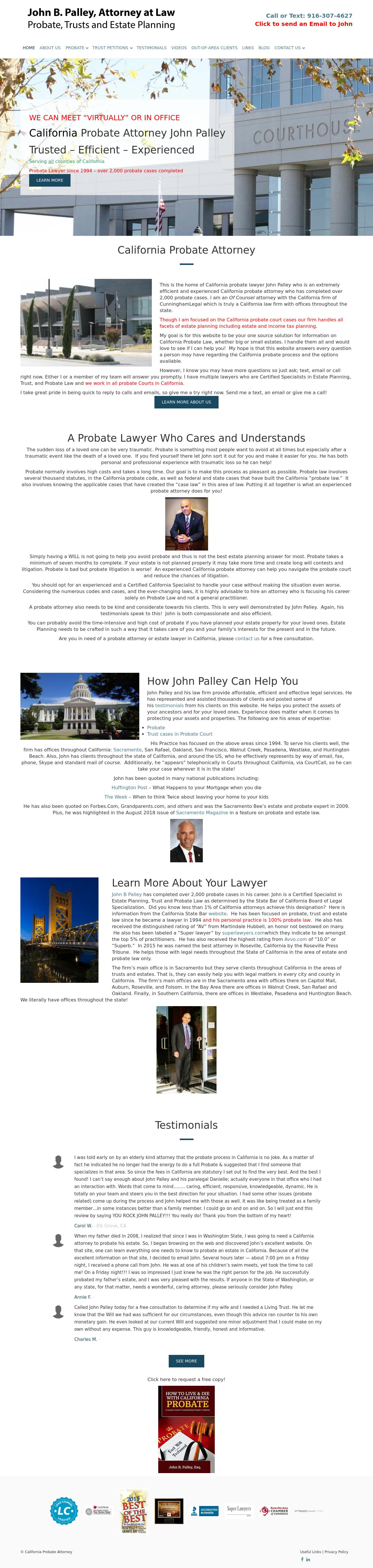 John B. Palley - Meissner, Joseph & Palley - Sacramento CA Lawyers