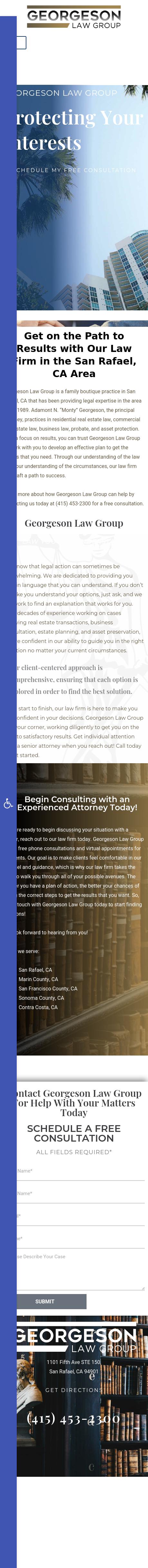 Georgeson and Associates - San Rafael CA Lawyers