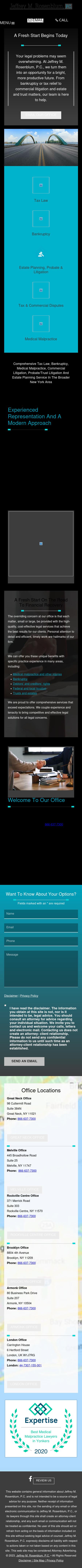 Jeffrey M. Rosenblum, P.C. - Purchase NY Lawyers
