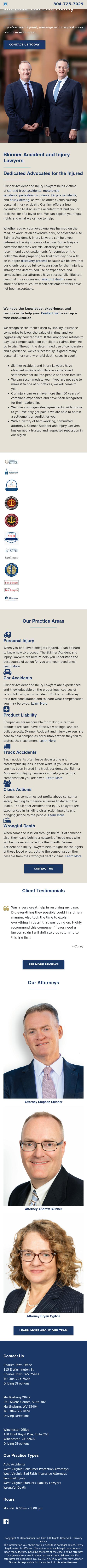 Skinner Law Firm - Charles Town WV Lawyers