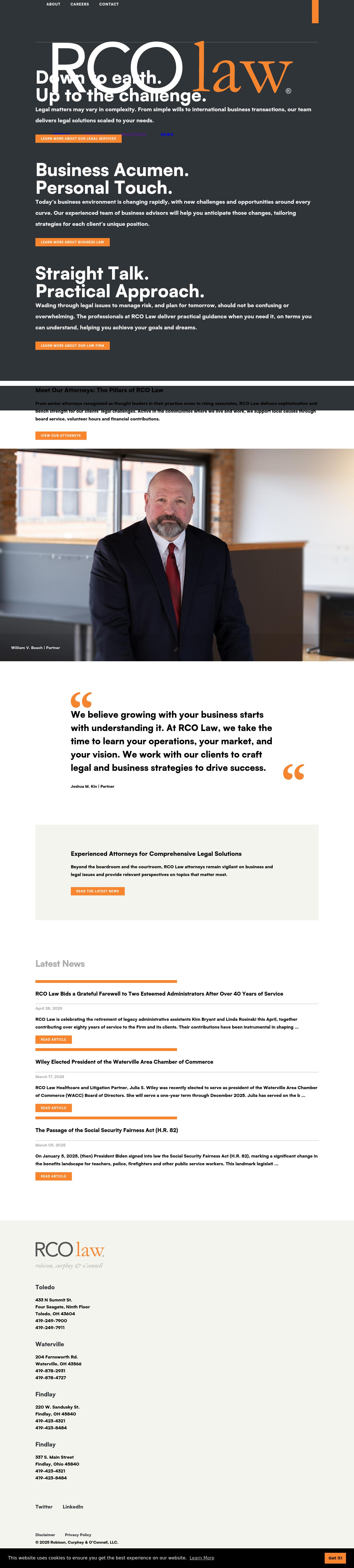 Robison, Curphey & O'Connell, LLC - Waterville OH Lawyers