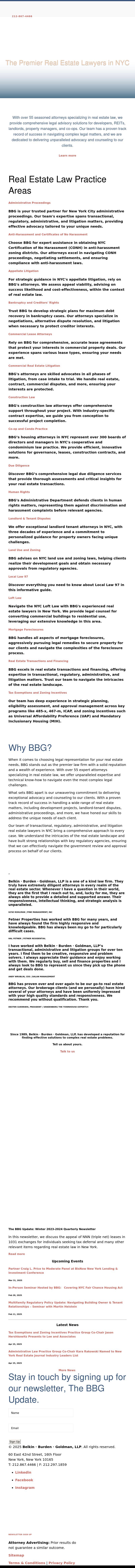 Belkin Burden Wenig & Goldman, LLP - New York NY Lawyers