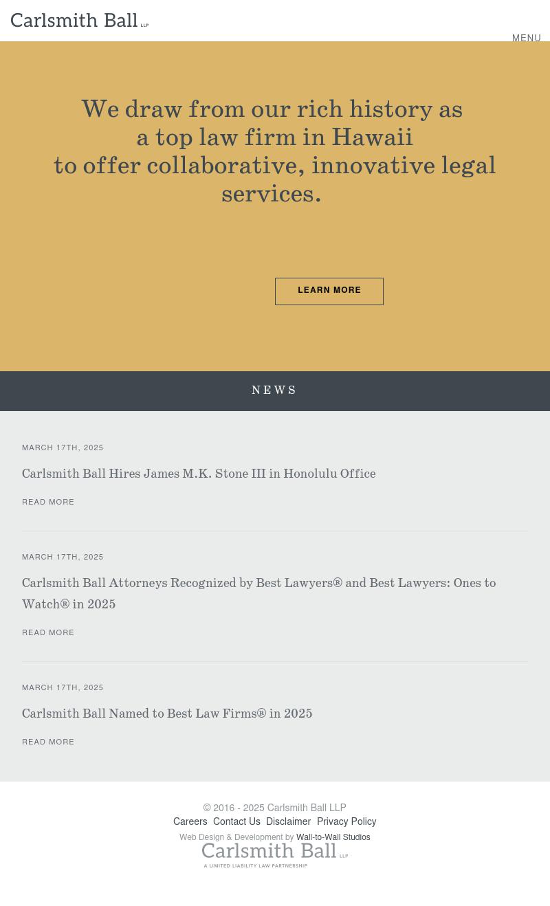 Carlsmith Ball LLP - Los Angeles CA Lawyers