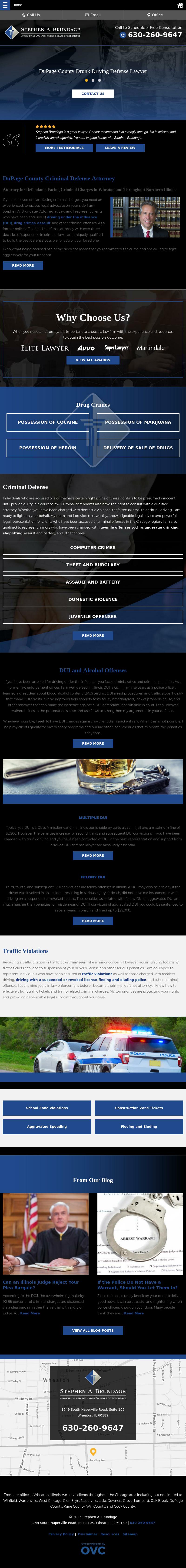 Law Office of Stephen A. Brundage - Wheaton IL Lawyers