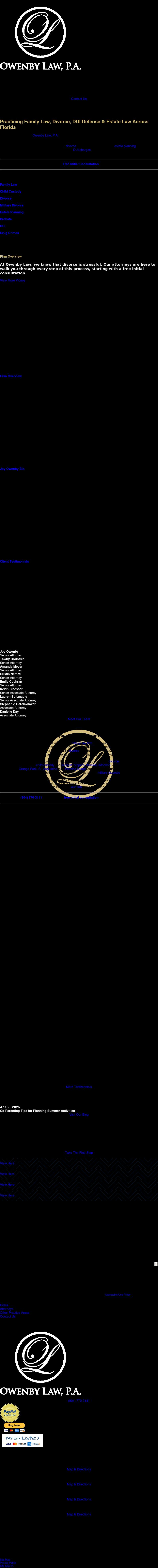 Owenby Law, LLC - Orange Park FL Lawyers