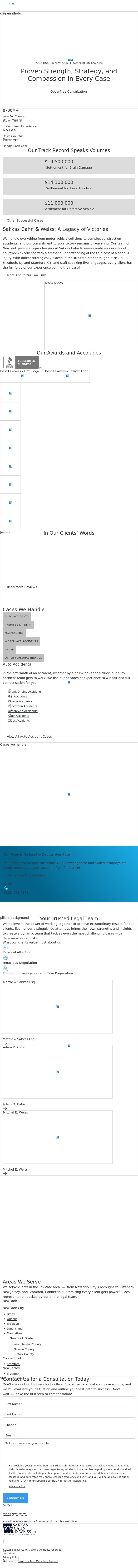 Sakkas, Cahn & Weiss, LLP - New York NY Lawyers